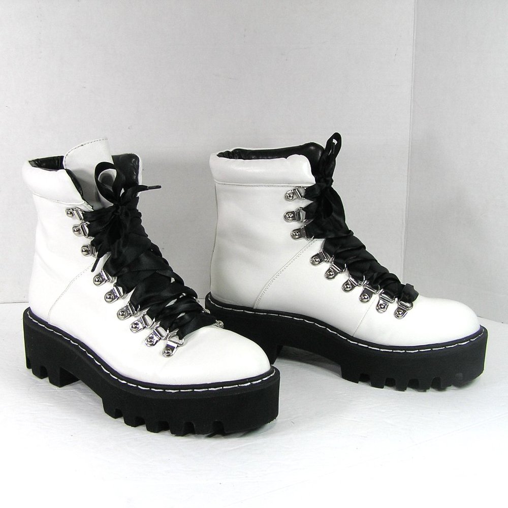 LAMODA Combat Moto Boots Size 8